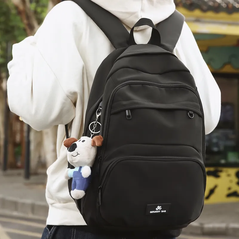 Single Warehouse Nylon Travel Backpack Regular Unisex Multicolor-17