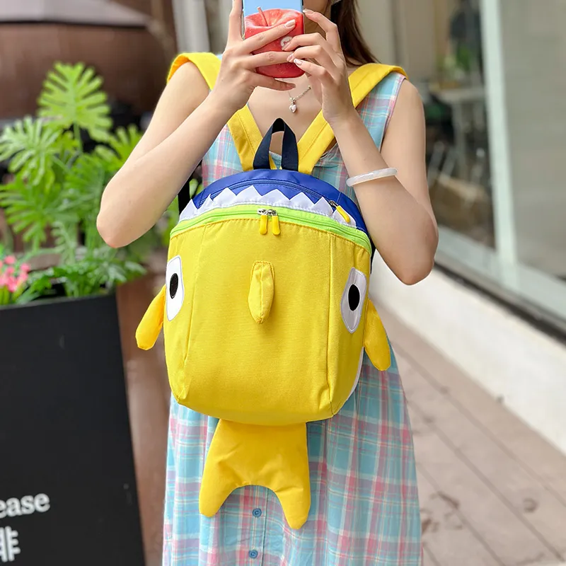 Single Warehouse Nylon Fabric Backpack Regular Unisex Multicolor-10