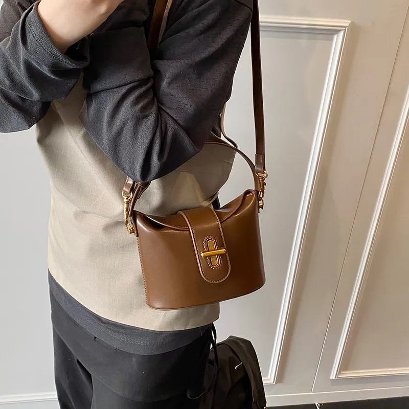 Single Warehouse PU Shoulder Bag, Handbag Regular Women's White/Silver/Brown/Black-15