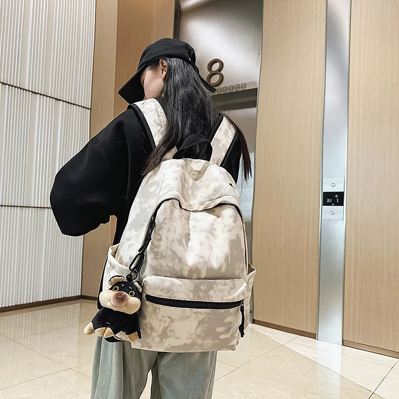 Single Warehouse Nylon Backpack Regular Unisex Multicolor-4