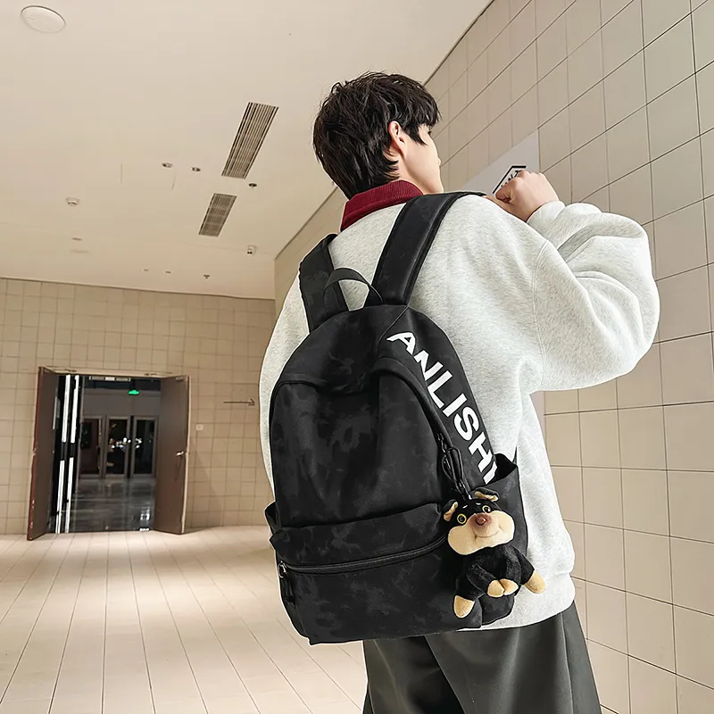 Single Warehouse Nylon Backpack Regular Unisex Multicolor-23