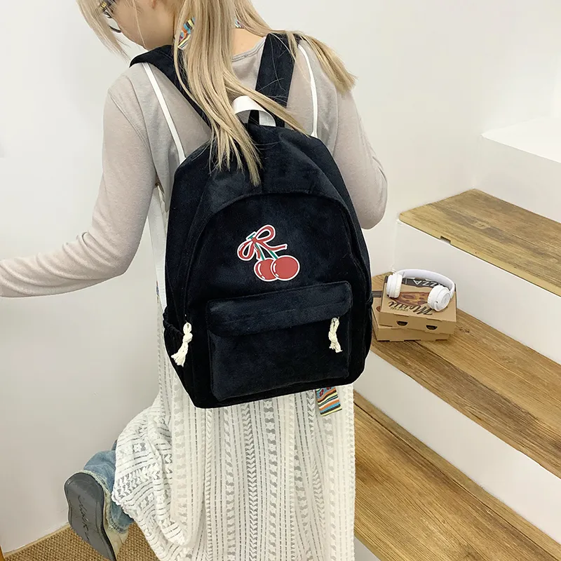 Single Warehouse Fabric Backpack Regular Women's White/Black/Red/Yellow/Blue-11