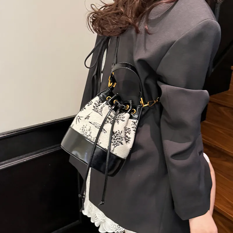 Single Warehouse PU Bucket Bag Handbag Women's Multicolor-21