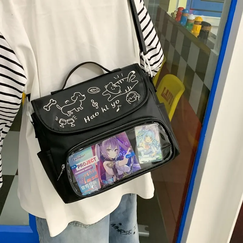 Single Warehouse PU Backpack Ita Bags Regular Unisex-18