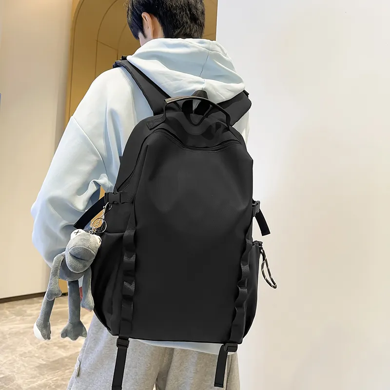 Single Warehouse Membrana Dermalis Backpack Unisex Gray/Green/Khaki/Black-16