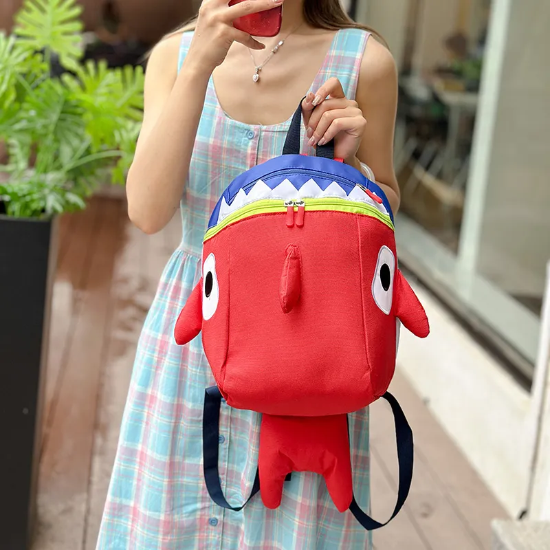 Single Warehouse Nylon Fabric Backpack Regular Unisex Multicolor-25