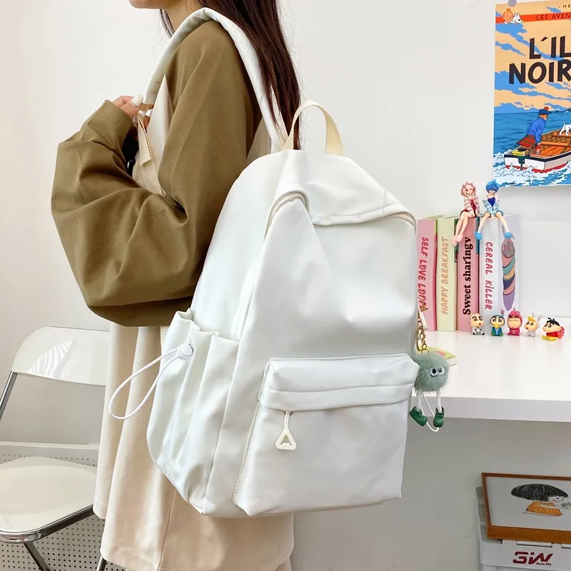Single Warehouse Nylon Backpack Travel Bag Unisex Multicolor-5