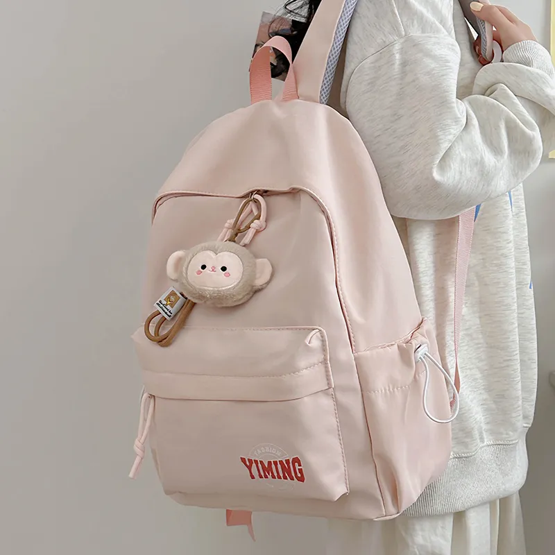 Single Warehouse Nylon Backpack Regular Unisex Multicolor-11