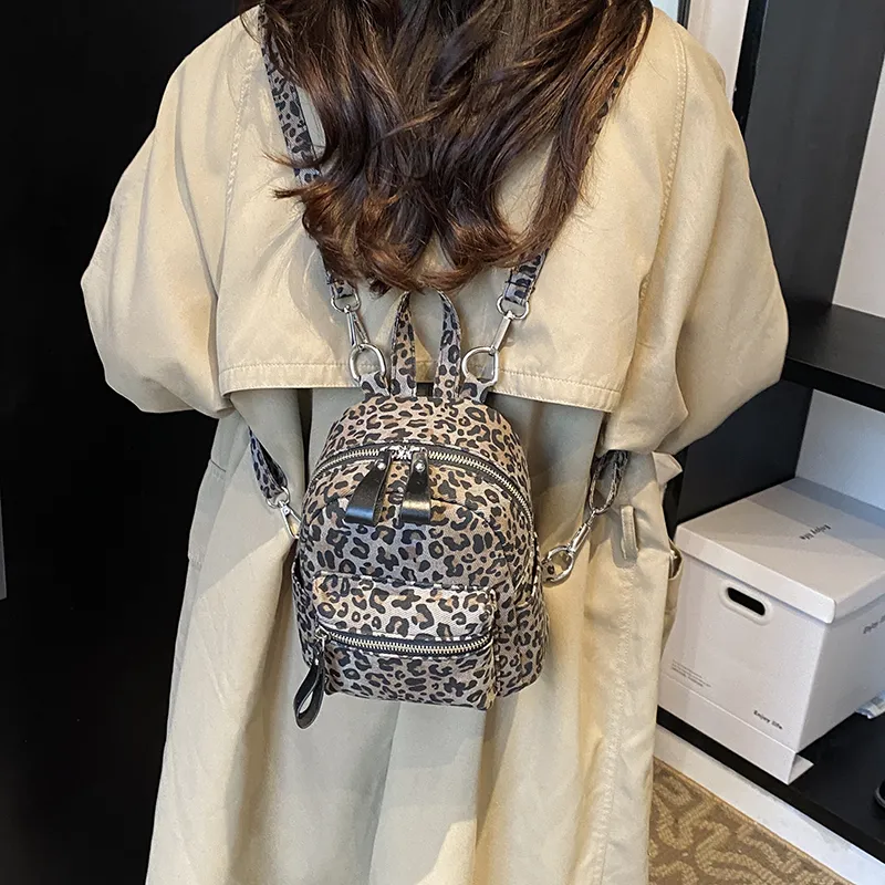 Single Warehouse PU Backpack Regular Women's Coffee/Brown-4