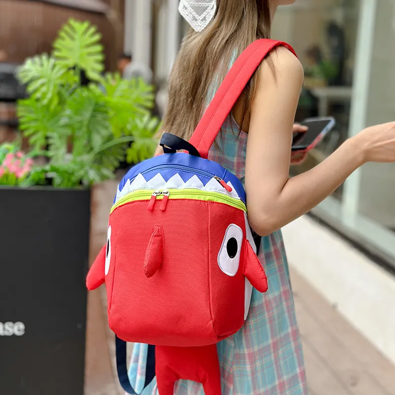 Single Warehouse Nylon Fabric Backpack Regular Unisex Multicolor-26