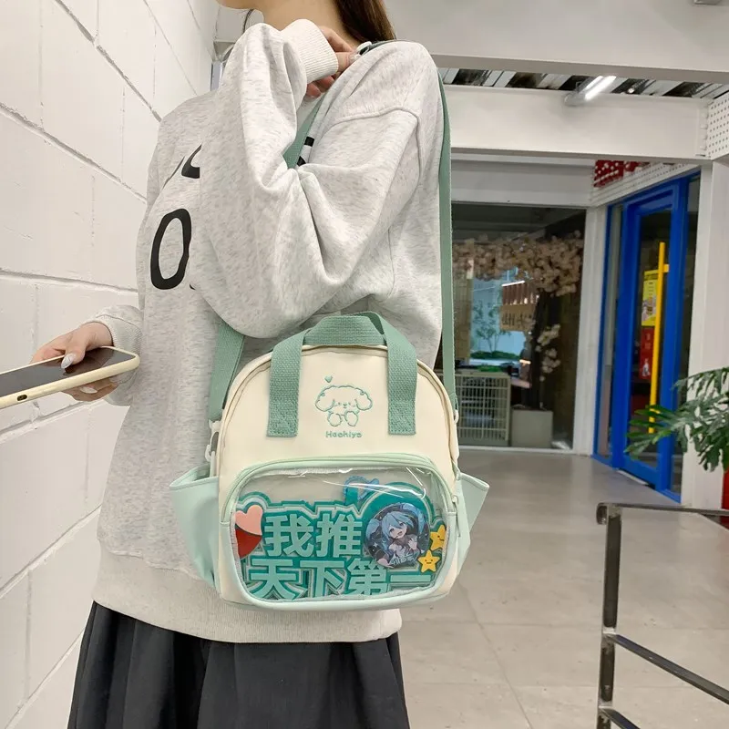 Single Warehouse Twill Backpack Handbag Regular Unisex Multicolor-21