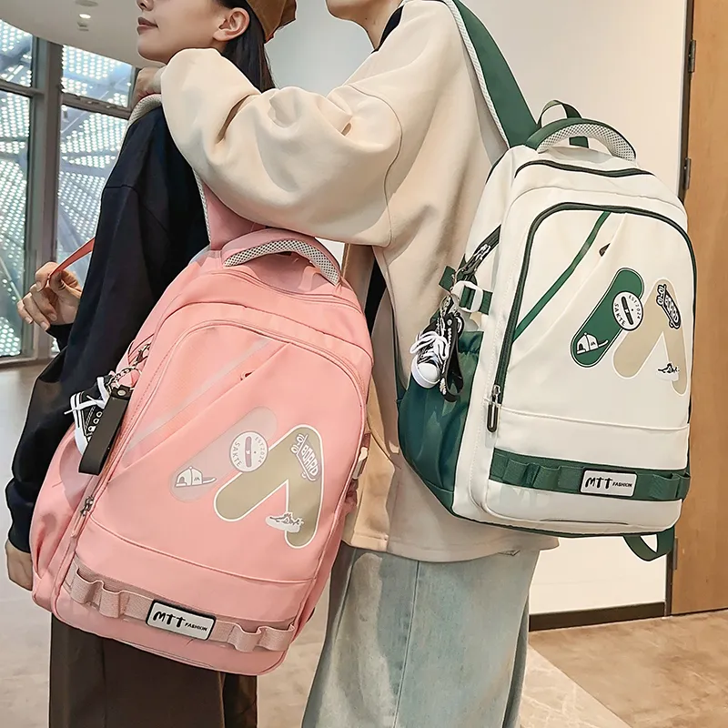Single Warehouse Nylon Backpack Regular Unisex Multicolor-10