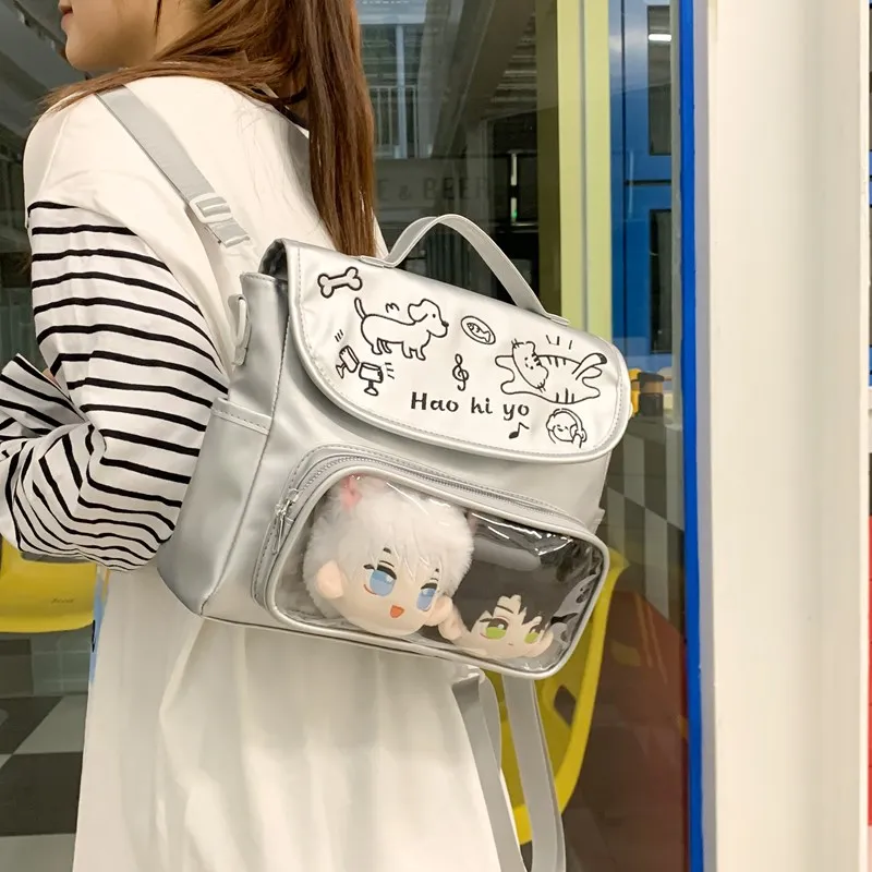 Single Warehouse PU Backpack Ita Bags Regular Unisex-8