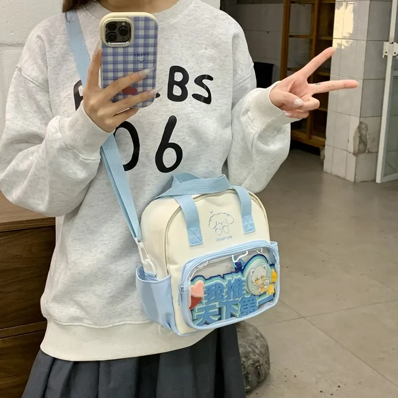 Single Warehouse Twill Backpack Handbag Regular Unisex Multicolor-5