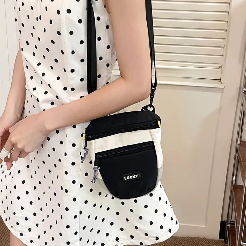 Single Warehouse Nylon Crossbody Bag, Shoulder Bag Regular Women's White/Yellow/Green/Brown-20
