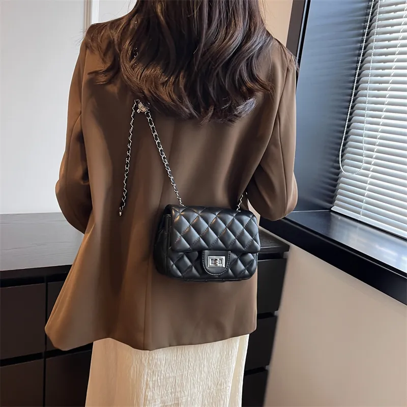 Single Warehouse PU Shoulder Bag Regular Women's Ecru/Silver/Pink/Black-19