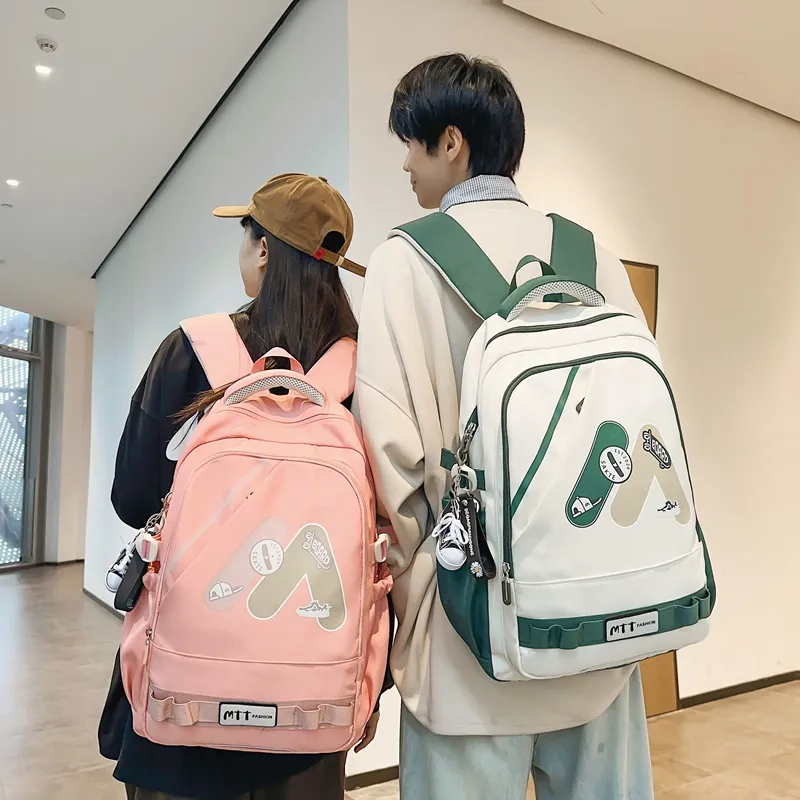 Single Warehouse Nylon Backpack Regular Unisex Multicolor-9