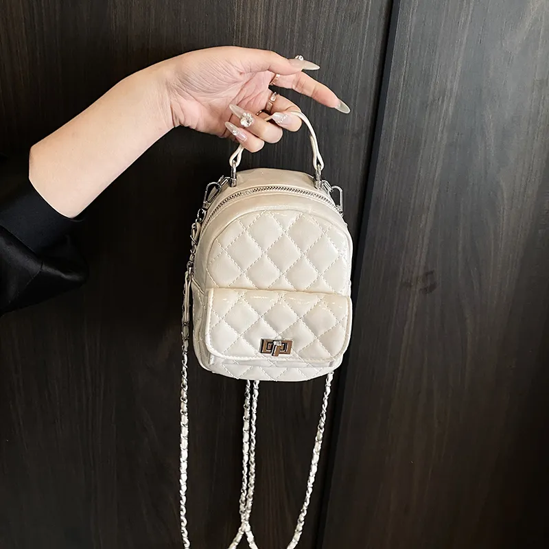 Single Warehouse PU Backpack Women's Multicolor-6