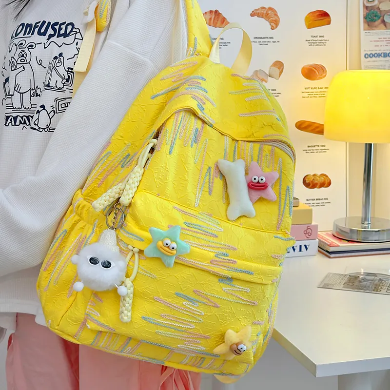 Single Warehouse Nylon Backpack Regular Women's Multicolor-19