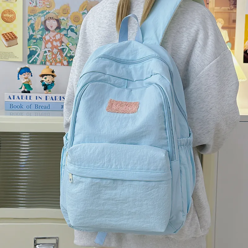Single Warehouse Polyester Backpack Unisex Multicolor-11