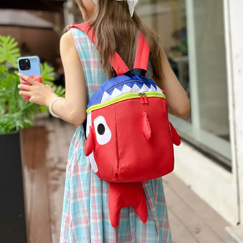Single Warehouse Nylon Fabric Backpack Regular Unisex Multicolor-28
