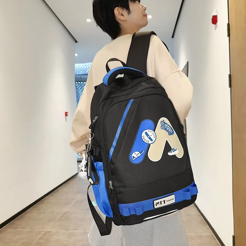 Single Warehouse Nylon Backpack Regular Unisex Multicolor-22