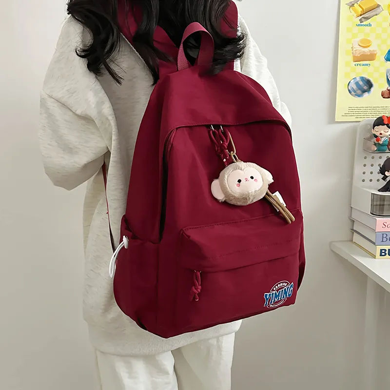 Single Warehouse Nylon Backpack Regular Unisex Multicolor-23