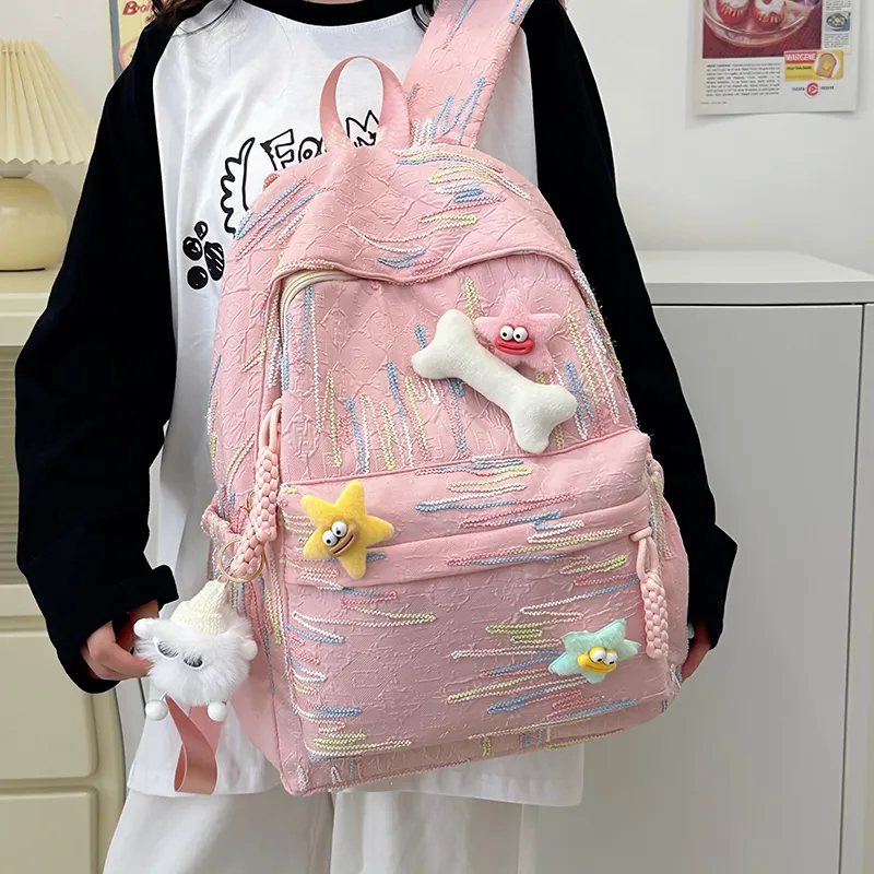 Single Warehouse Nylon Backpack Regular Women's Multicolor-10