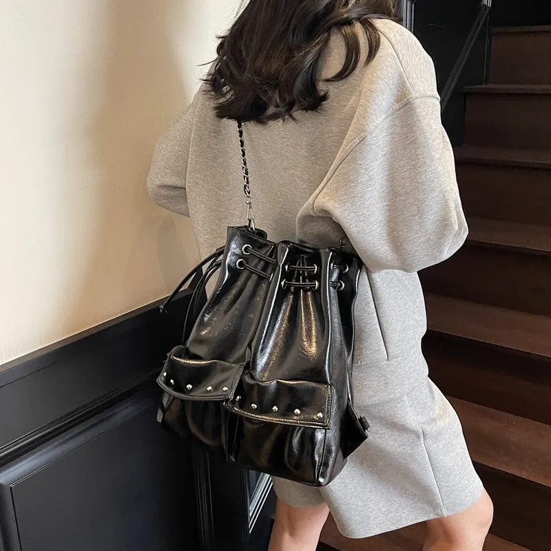 Single Warehouse PU Shoulder Bag Regular Women's Multicolor-21
