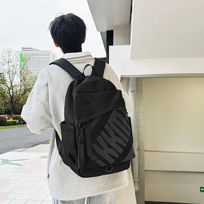 Single Warehouse Nylon Backpack Unisex Multicolor-22