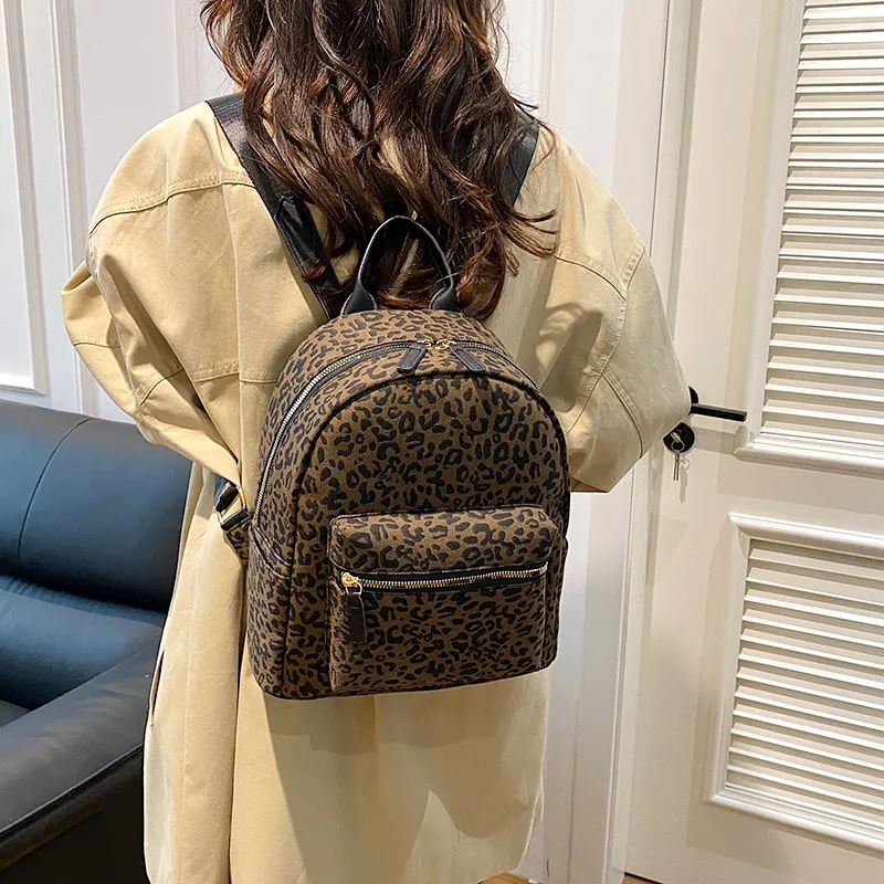 Single Warehouse Knit Backpack Women's Brown/Coffee-7