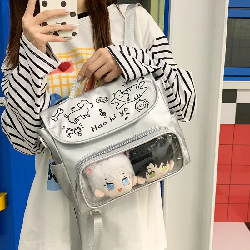 Single Warehouse PU Backpack Ita Bags Regular Unisex-9