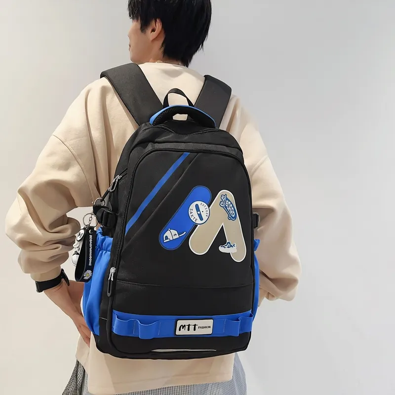 Single Warehouse Nylon Backpack Regular Unisex Multicolor-23
