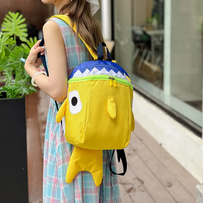Single Warehouse Nylon Fabric Backpack Regular Unisex Multicolor-8