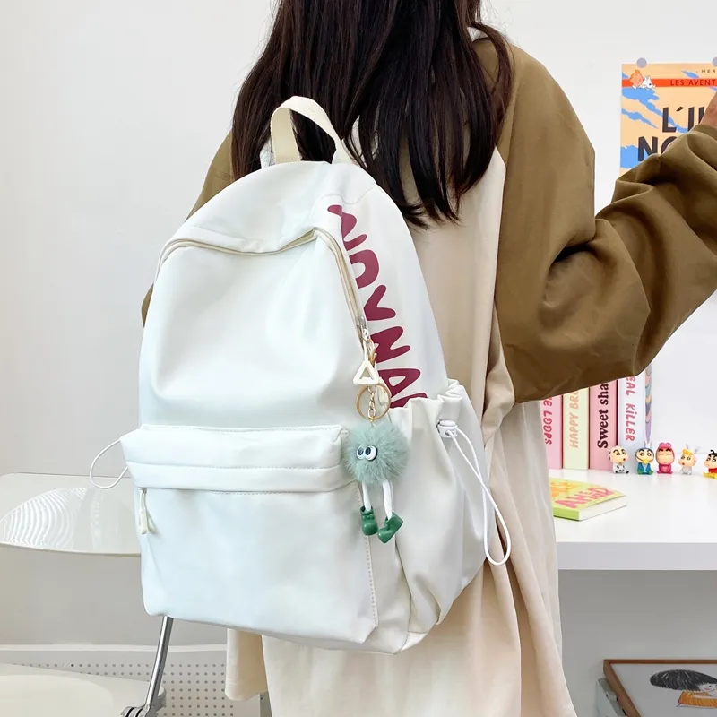 Single Warehouse Nylon Backpack Travel Bag Unisex Multicolor-2
