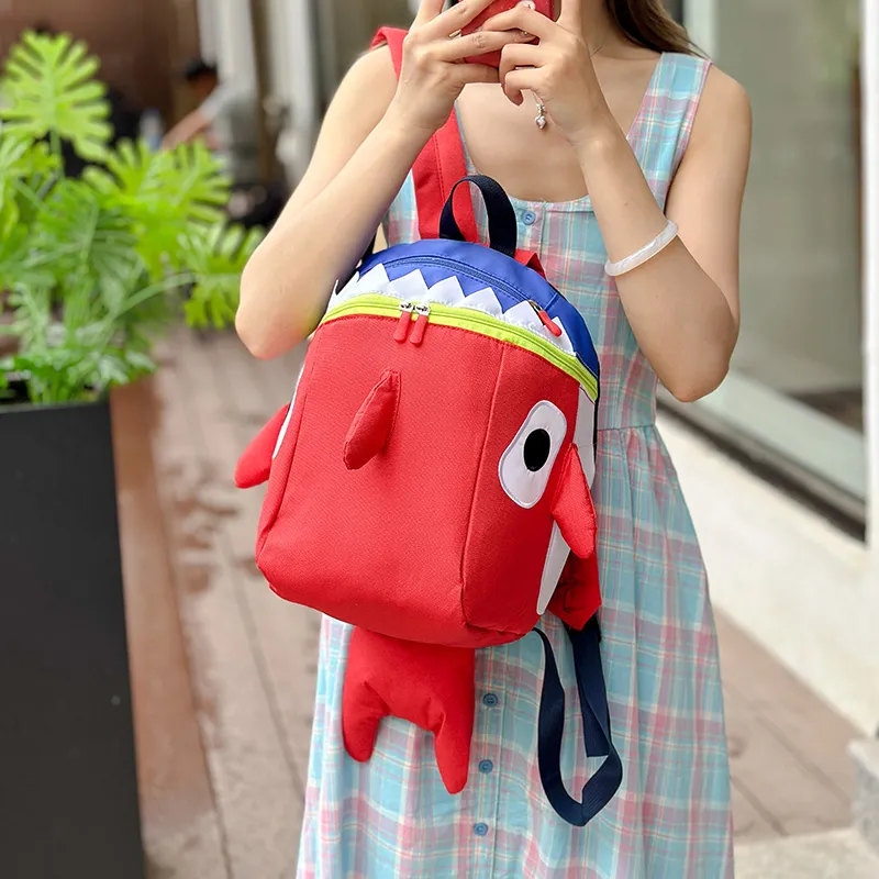 Single Warehouse Nylon Fabric Backpack Regular Unisex Multicolor-29
