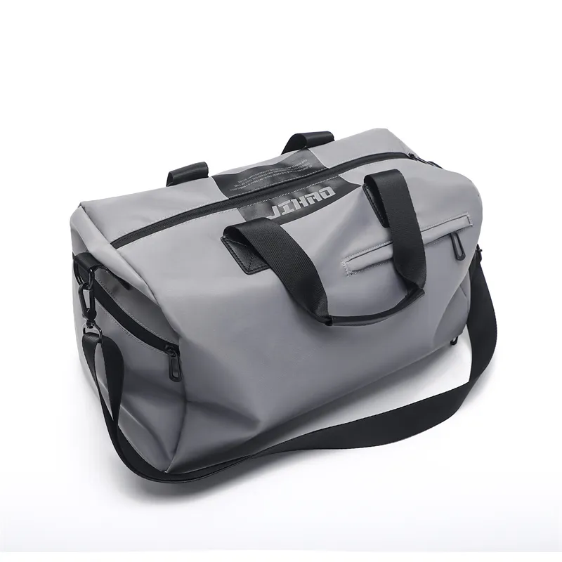 Single Warehouse Nylon One Shoulder Gym Bag Regular Unisex Khaki/Gray/Black-5