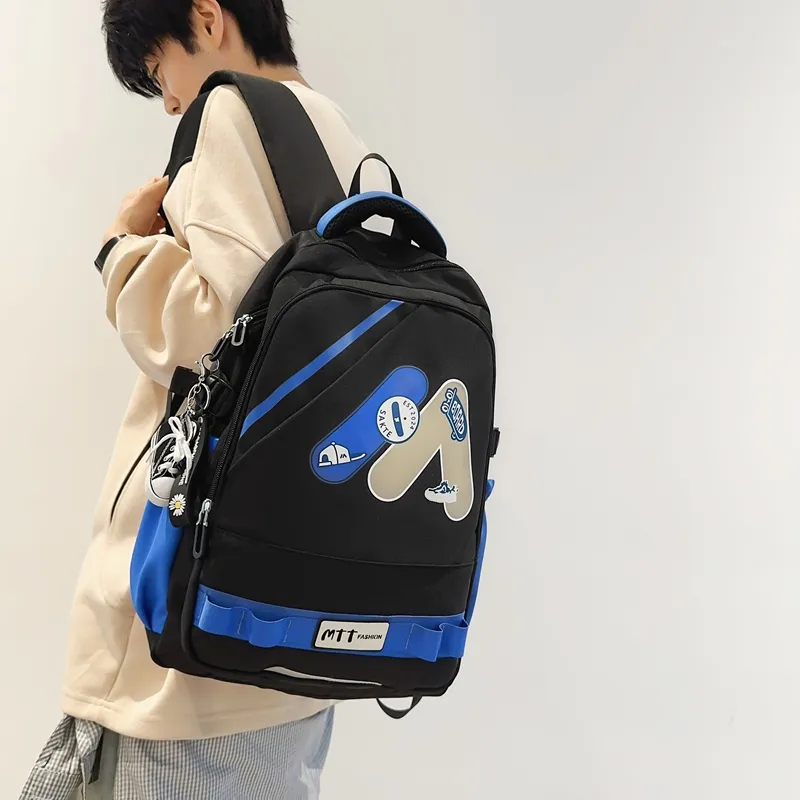 Single Warehouse Nylon Backpack Regular Unisex Multicolor-19