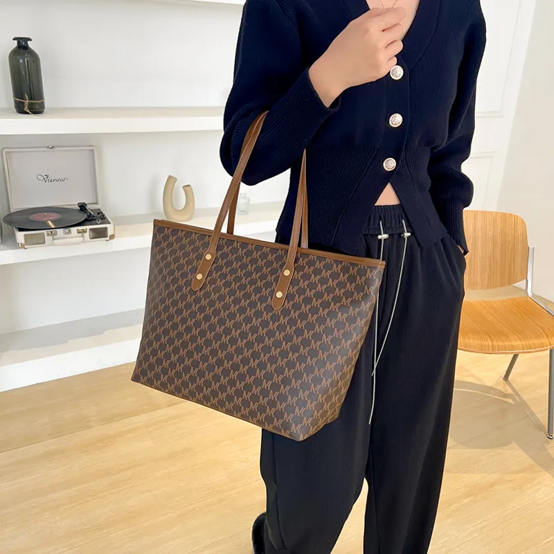 Single Warehouse PU Handheld Underarm Shoulder Bag Regular Women's Ecru/Coffee/Black-10