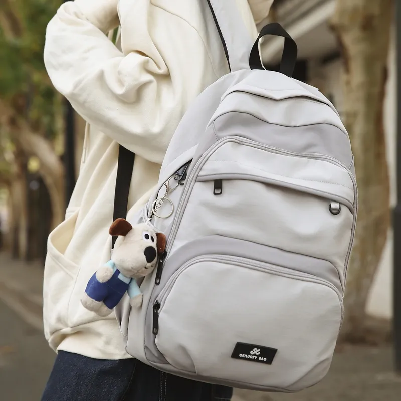 Single Warehouse Nylon Travel Backpack Regular Unisex Multicolor-9