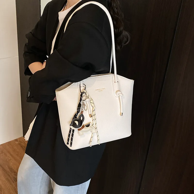 Single Warehouse PU Tote Handbag, Shoulder Bag Regular Women's Multicolor-4