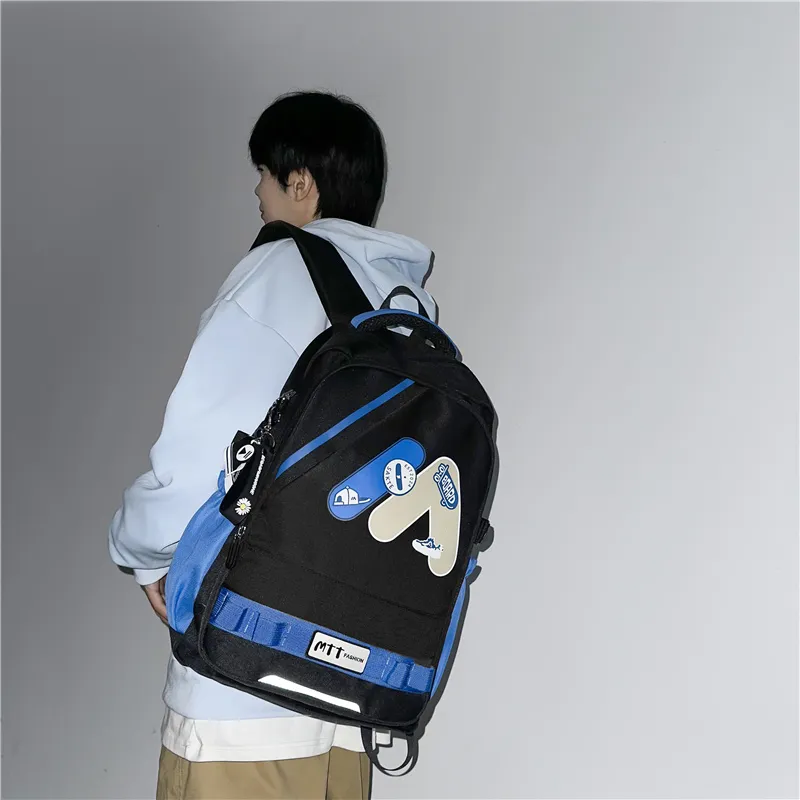 Single Warehouse Nylon Backpack Regular Unisex Multicolor-21