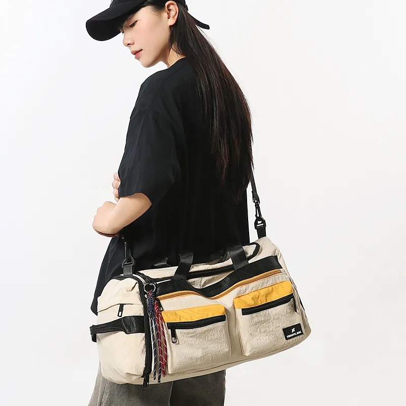 Single Warehouse Nylon One Shoulder Handbag Unisex Multicolor-1