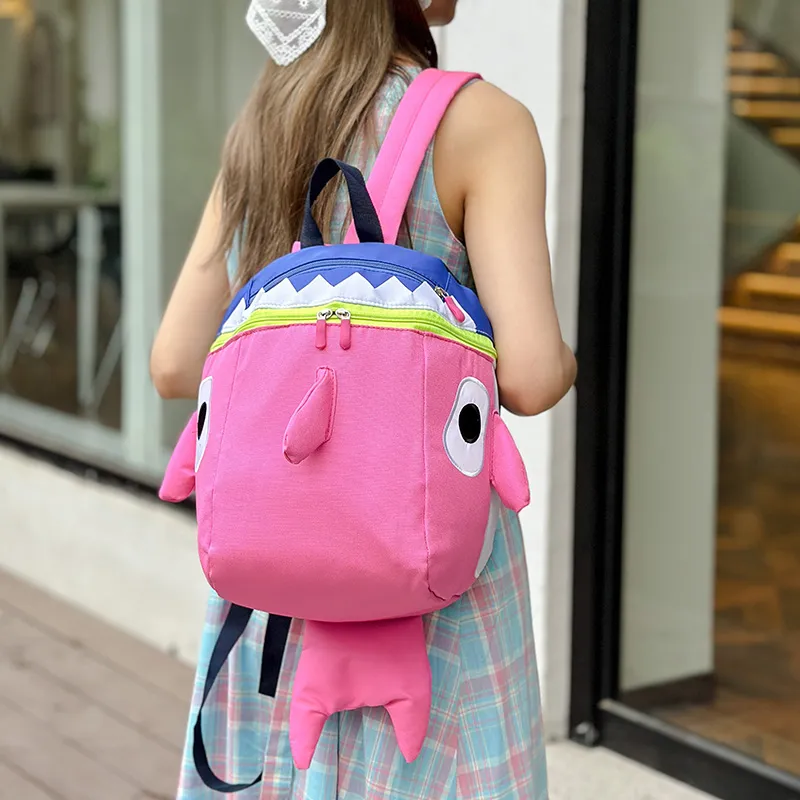 Single Warehouse Nylon Fabric Backpack Regular Unisex Multicolor-1
