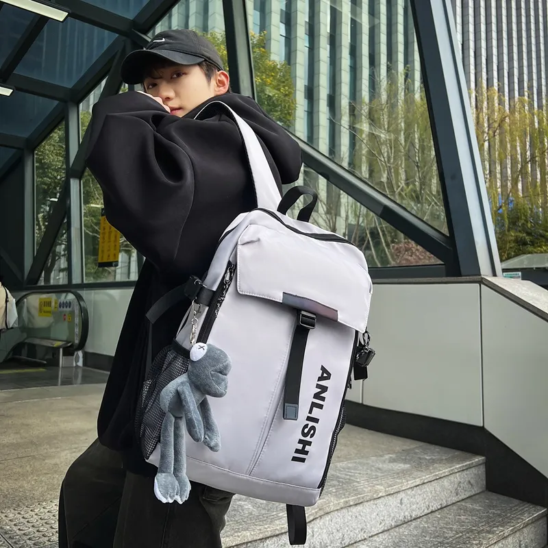 Single Warehouse Oxford Backpack Regular Unisex Multicolor-5