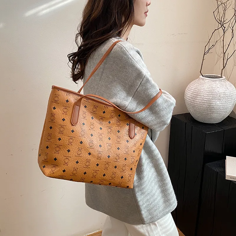 Single Warehouse PU Shoulder Bag Regular Women's White/Brown/Black-9