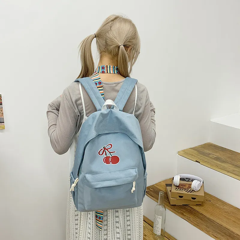 Single Warehouse Fabric Backpack Regular Women's White/Black/Red/Yellow/Blue-22