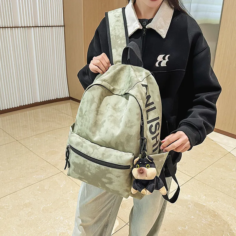 Single Warehouse Nylon Backpack Regular Unisex Multicolor-12