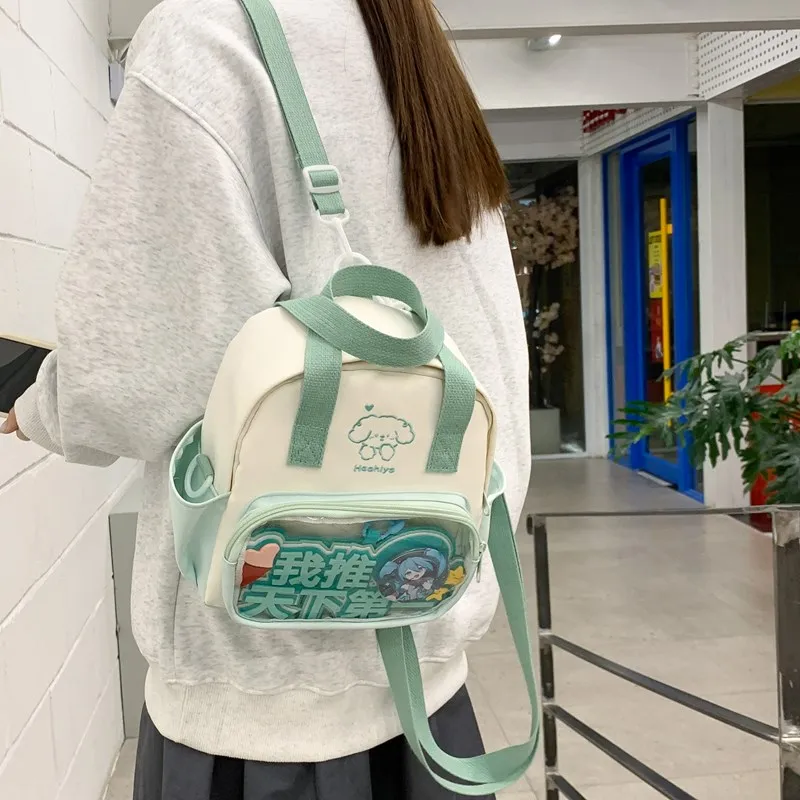 Single Warehouse Twill Backpack Handbag Regular Unisex Multicolor-18