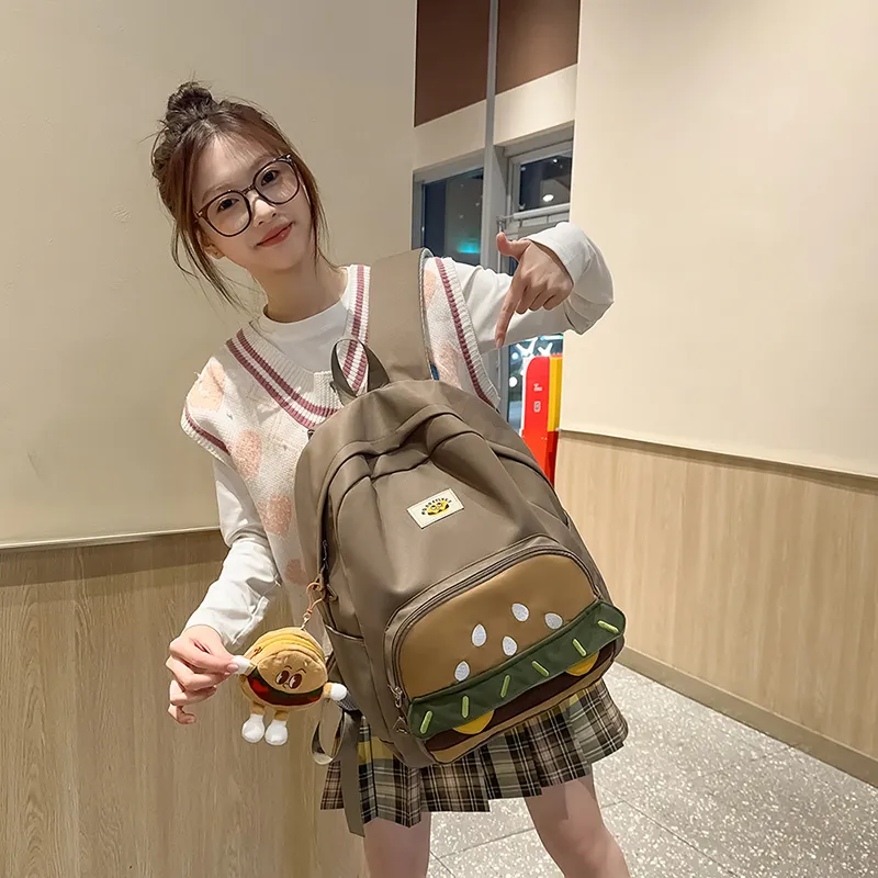 Single Warehouse Nylon Backpack Regular Unisex Multicolor-27